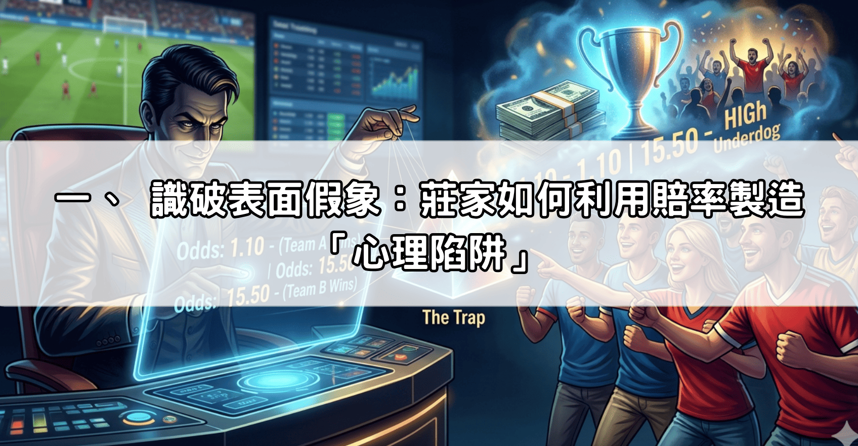一、 識破表面假象：莊家如何利用賠率製造「心理陷阱」