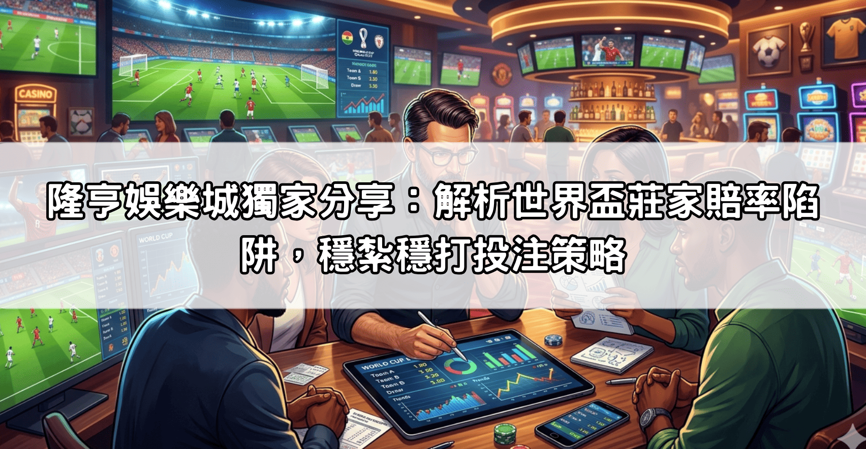 隆亨娛樂城獨家分享：解析世界盃莊家賠率陷阱，穩紮穩打投注策略